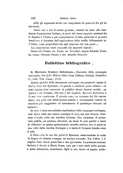 La rassegna agraria, industriale, commerciale, letteraria, politica, artistica