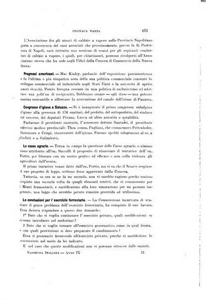 La rassegna agraria, industriale, commerciale, letteraria, politica, artistica