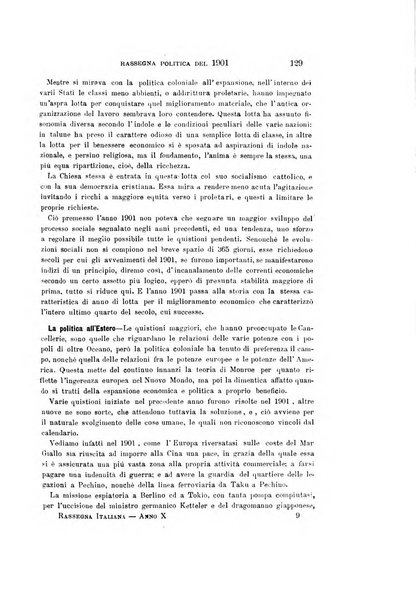 La rassegna agraria, industriale, commerciale, letteraria, politica, artistica