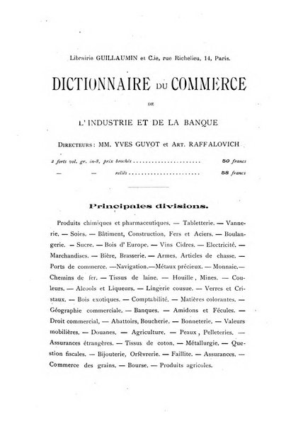 La rassegna agraria, industriale, commerciale, letteraria, politica, artistica