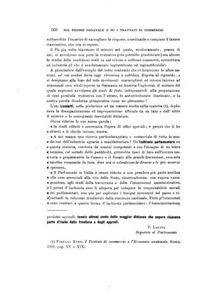 La rassegna agraria, industriale, commerciale, letteraria, politica, artistica