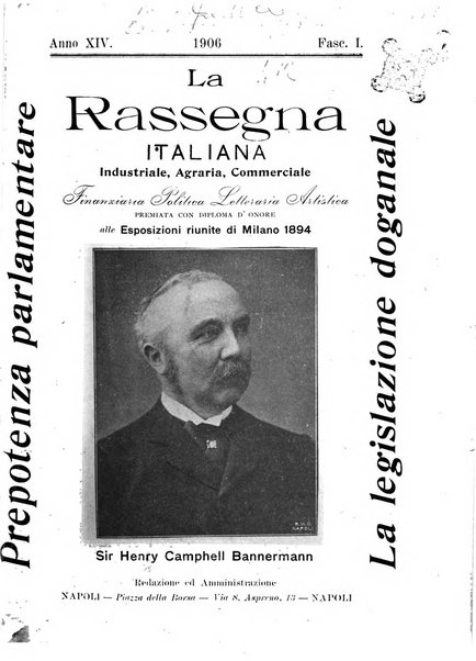 La rassegna agraria, industriale, commerciale, letteraria, politica, artistica