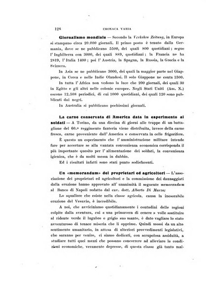 La rassegna agraria, industriale, commerciale, letteraria, politica, artistica