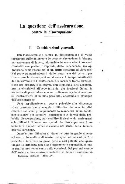 La rassegna agraria, industriale, commerciale, letteraria, politica, artistica