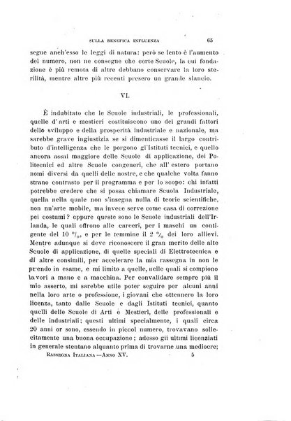 La rassegna agraria, industriale, commerciale, letteraria, politica, artistica