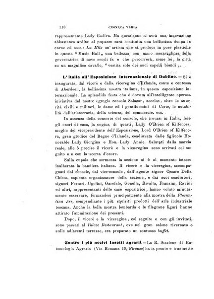 La rassegna agraria, industriale, commerciale, letteraria, politica, artistica