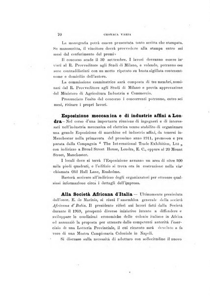 La rassegna agraria, industriale, commerciale, letteraria, politica, artistica