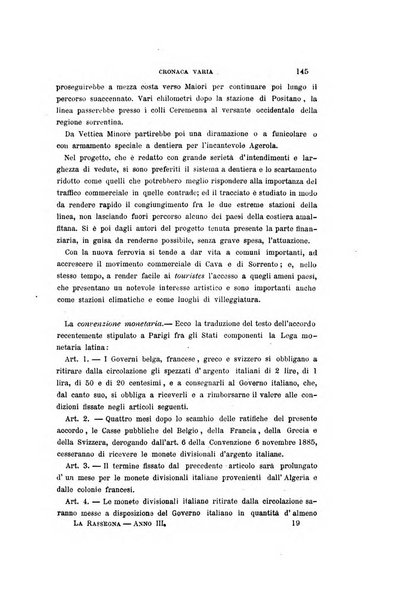 La rassegna agraria, industriale, commerciale, letteraria, politica, artistica