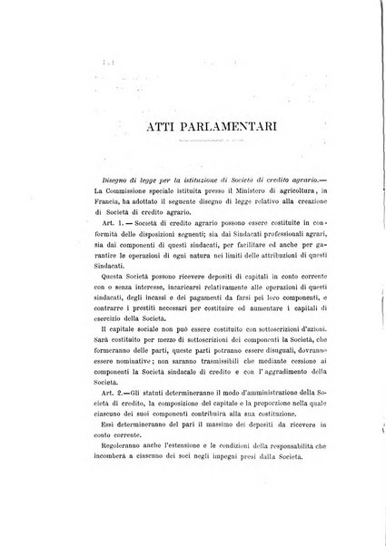 La rassegna agraria, industriale, commerciale, letteraria, politica, artistica