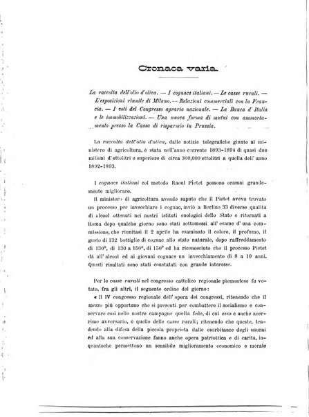 La rassegna agraria, industriale, commerciale, letteraria, politica, artistica