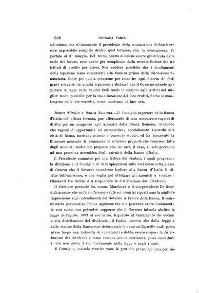 La rassegna agraria, industriale, commerciale, letteraria, politica, artistica