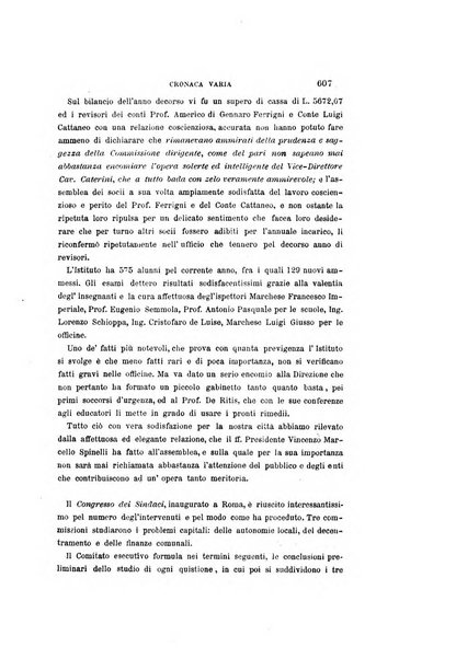 La rassegna agraria, industriale, commerciale, letteraria, politica, artistica