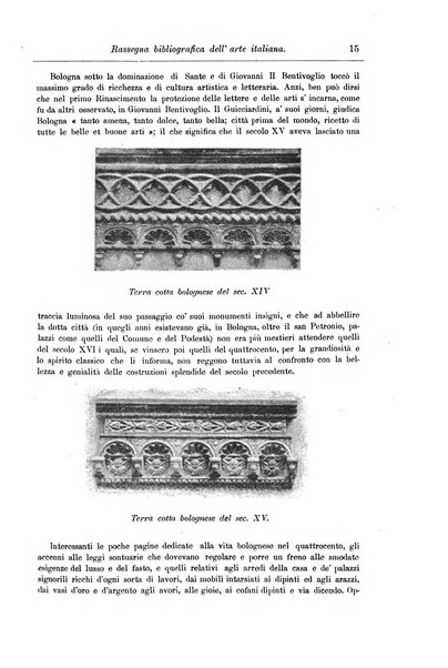 Rassegna bibliografica dell'arte italiana