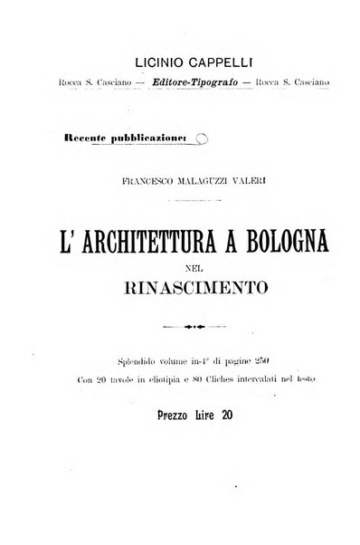 Rassegna bibliografica dell'arte italiana