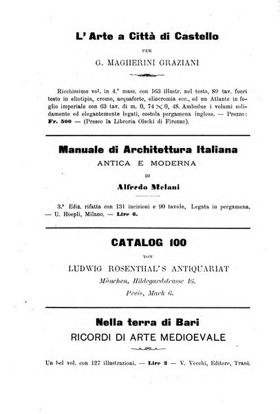 Rassegna bibliografica dell'arte italiana