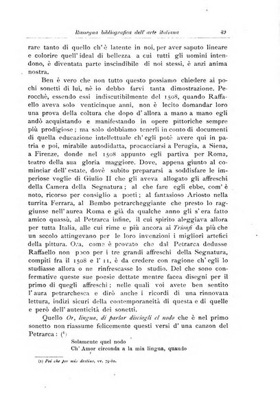 Rassegna bibliografica dell'arte italiana