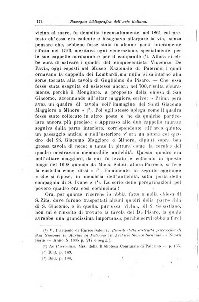 Rassegna bibliografica dell'arte italiana