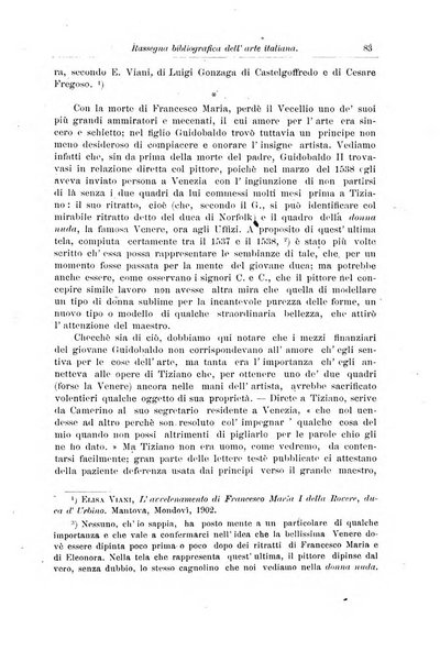 Rassegna bibliografica dell'arte italiana