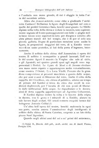 Rassegna bibliografica dell'arte italiana