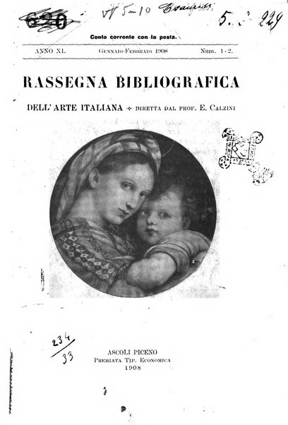 Rassegna bibliografica dell'arte italiana