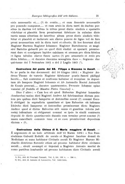 Rassegna bibliografica dell'arte italiana