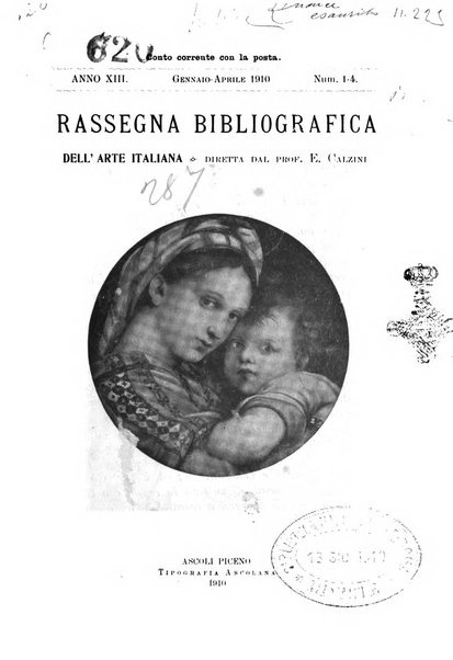 Rassegna bibliografica dell'arte italiana