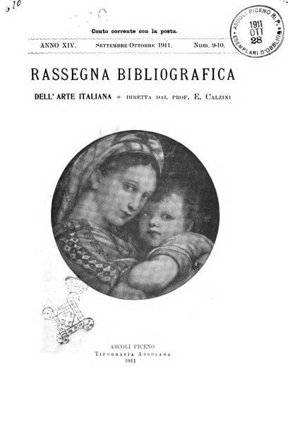 Rassegna bibliografica dell'arte italiana