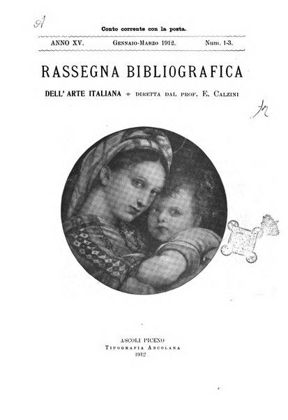 Rassegna bibliografica dell'arte italiana