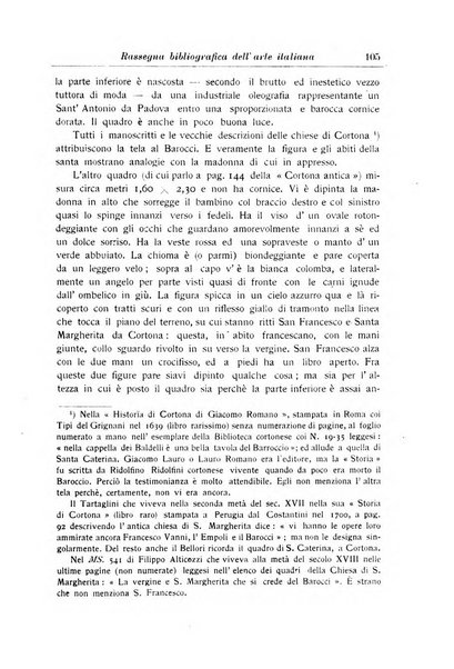 Rassegna bibliografica dell'arte italiana