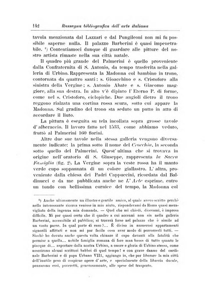 Rassegna bibliografica dell'arte italiana