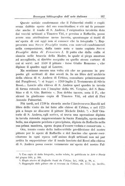 Rassegna bibliografica dell'arte italiana