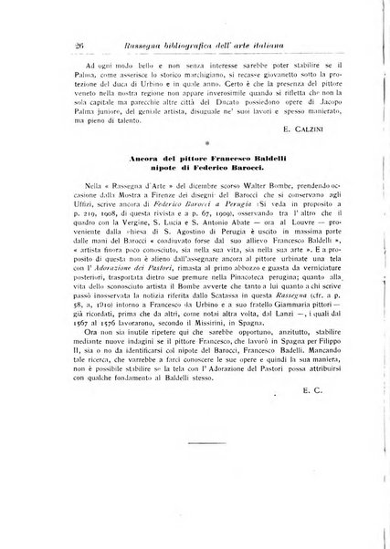 Rassegna bibliografica dell'arte italiana