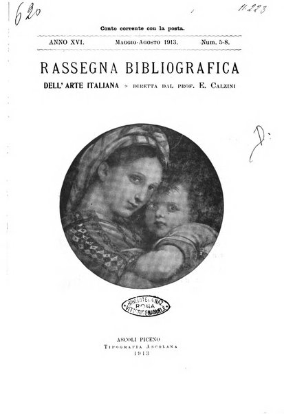 Rassegna bibliografica dell'arte italiana