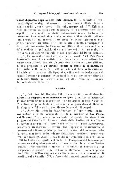 Rassegna bibliografica dell'arte italiana