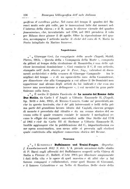 Rassegna bibliografica dell'arte italiana