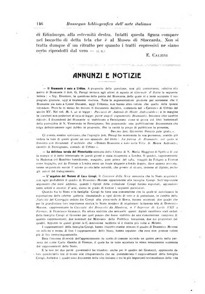 Rassegna bibliografica dell'arte italiana