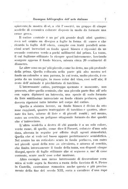 Rassegna bibliografica dell'arte italiana