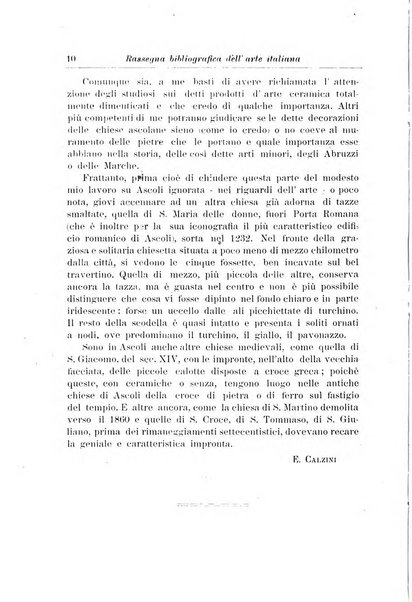 Rassegna bibliografica dell'arte italiana