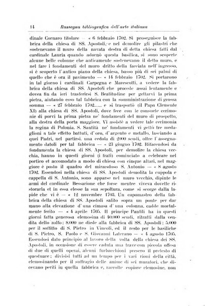 Rassegna bibliografica dell'arte italiana