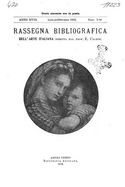 Rassegna bibliografica dell'arte italiana