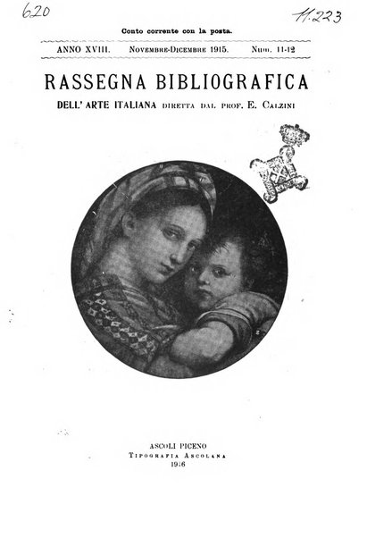 Rassegna bibliografica dell'arte italiana