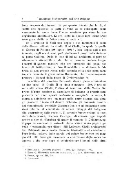 Rassegna bibliografica dell'arte italiana