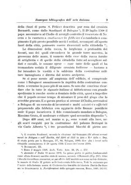 Rassegna bibliografica dell'arte italiana