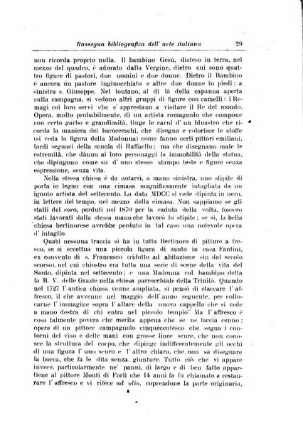 Rassegna bibliografica dell'arte italiana