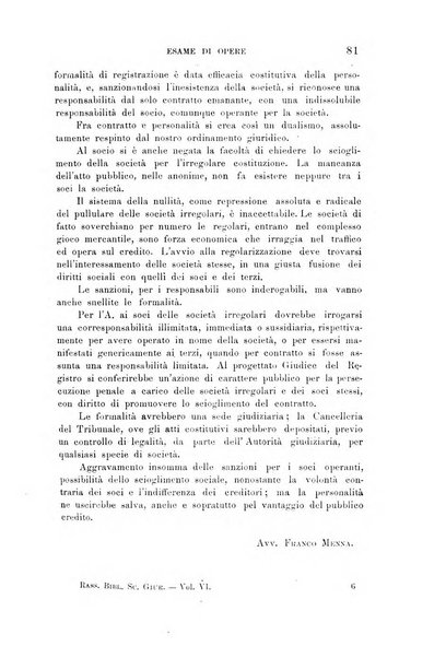 Rassegna bibliografica delle scienze giuridiche, sociali e politiche