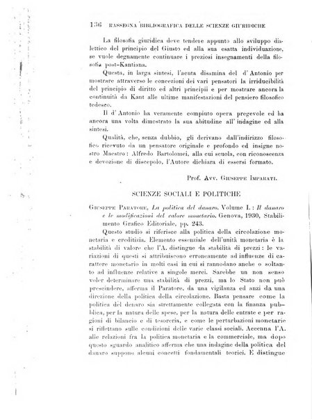 Rassegna bibliografica delle scienze giuridiche, sociali e politiche