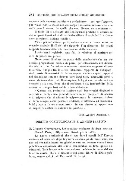 Rassegna bibliografica delle scienze giuridiche, sociali e politiche