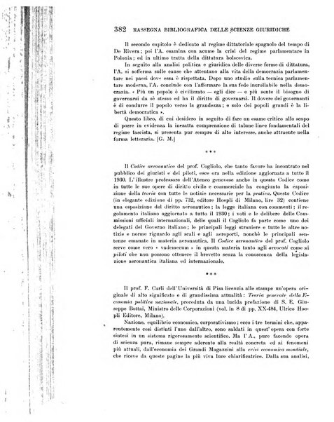 Rassegna bibliografica delle scienze giuridiche, sociali e politiche