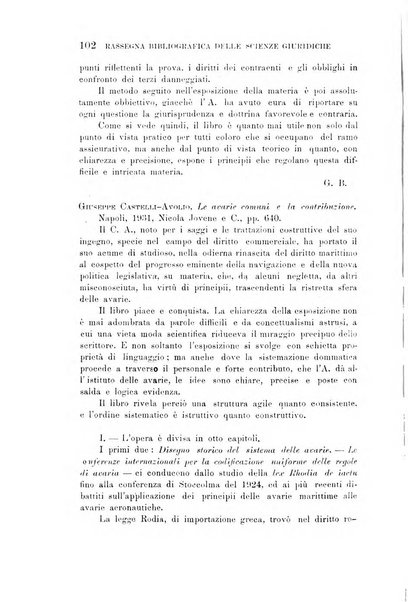 Rassegna bibliografica delle scienze giuridiche, sociali e politiche