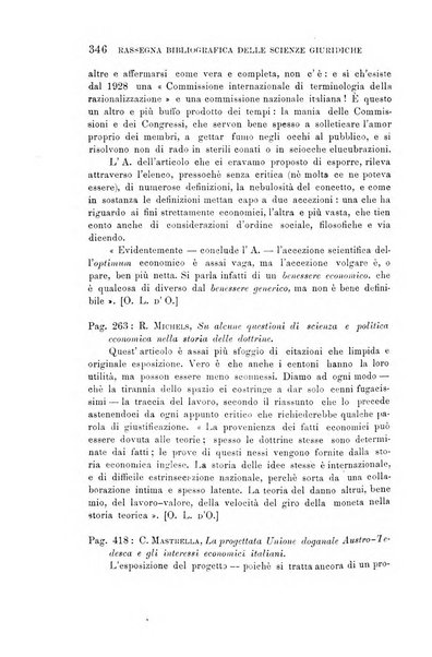 Rassegna bibliografica delle scienze giuridiche, sociali e politiche